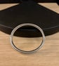 "Coalescence" - Heavy Handmade Sterling Silver Hinged Bangle - Made to any size  - Image 9