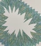 Green blue watercolour pattern  - Image 2