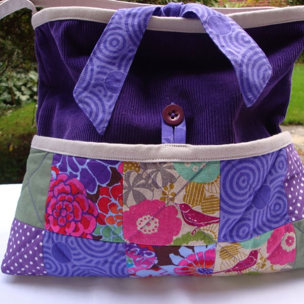( RESERVED Lesley ) Craft Bag - Quilted Patchw... - Folksy