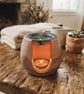 Brown Terracotta-Inspired Wax Melt Burner 