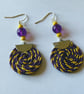 Spiral Satin Cord Earrings - Image 1