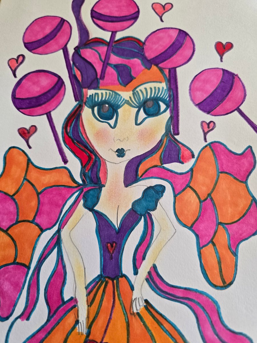 Valentine Fae Drawing 