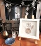 Wire Flower in a Round Vase. Silver Gold Copper White & Natural Tone Artwork.  - Image 4