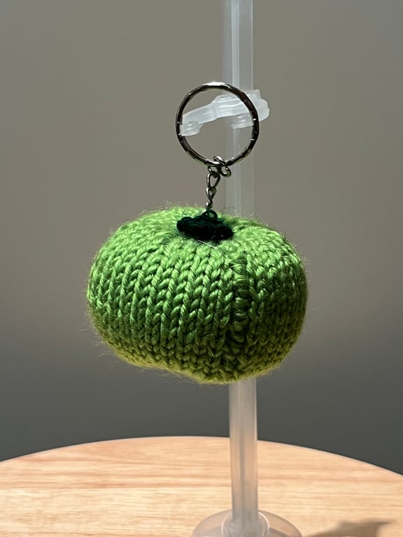 Apple key ring.