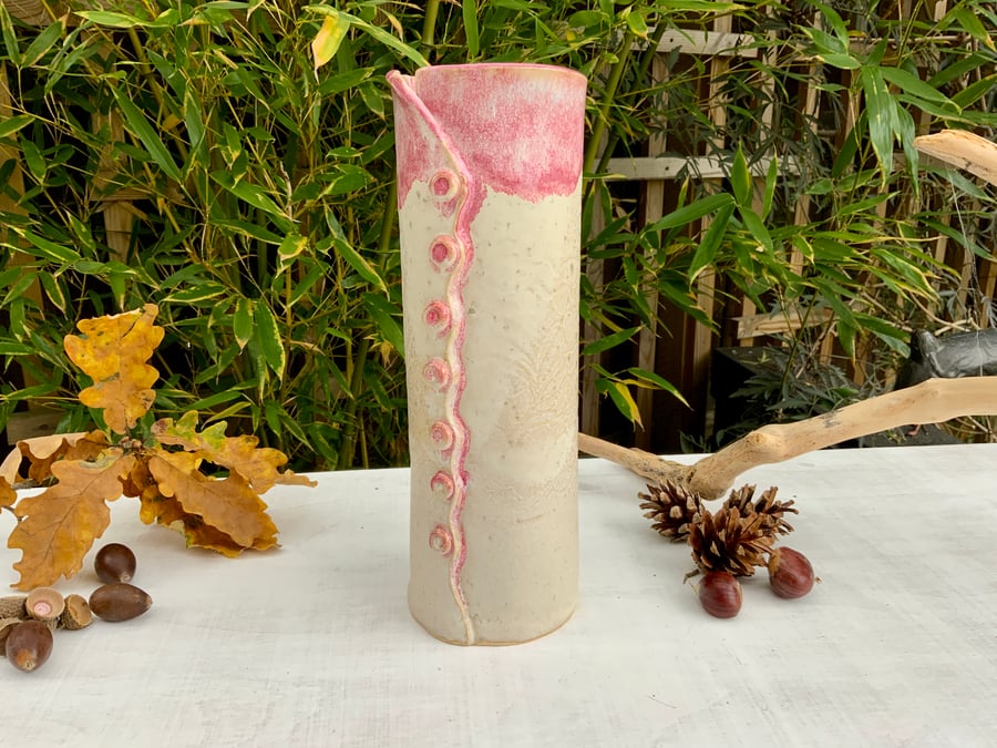 Handmade Tall Slim Vase