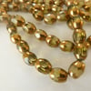 yellow and gold beads