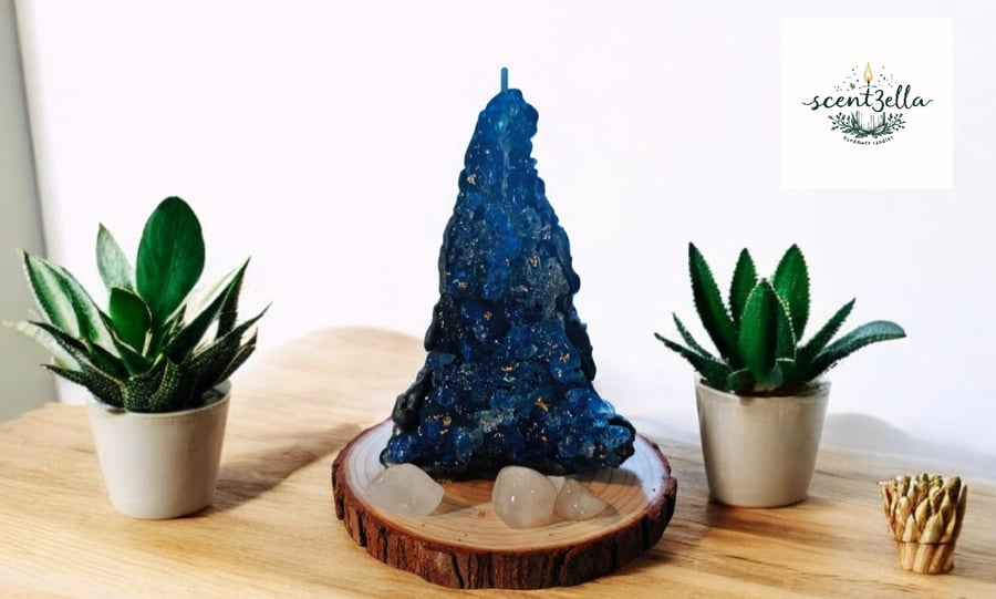Handmade Crystal Geode Candle 