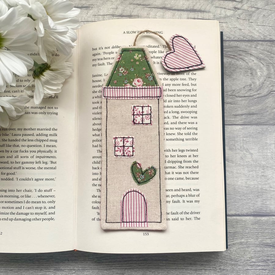 Tall house bookmark