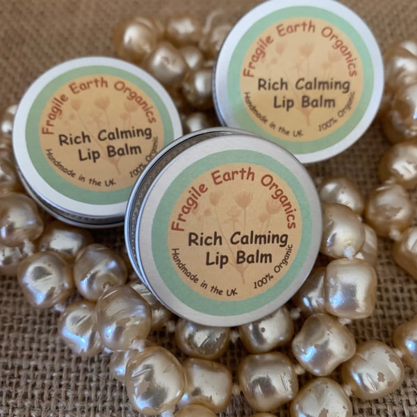 Rich and Calming Organic Lip Balm