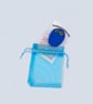 Royal Blue Emotional Support Owl Pocket Worry Stone Keepsake Gift - Image 7