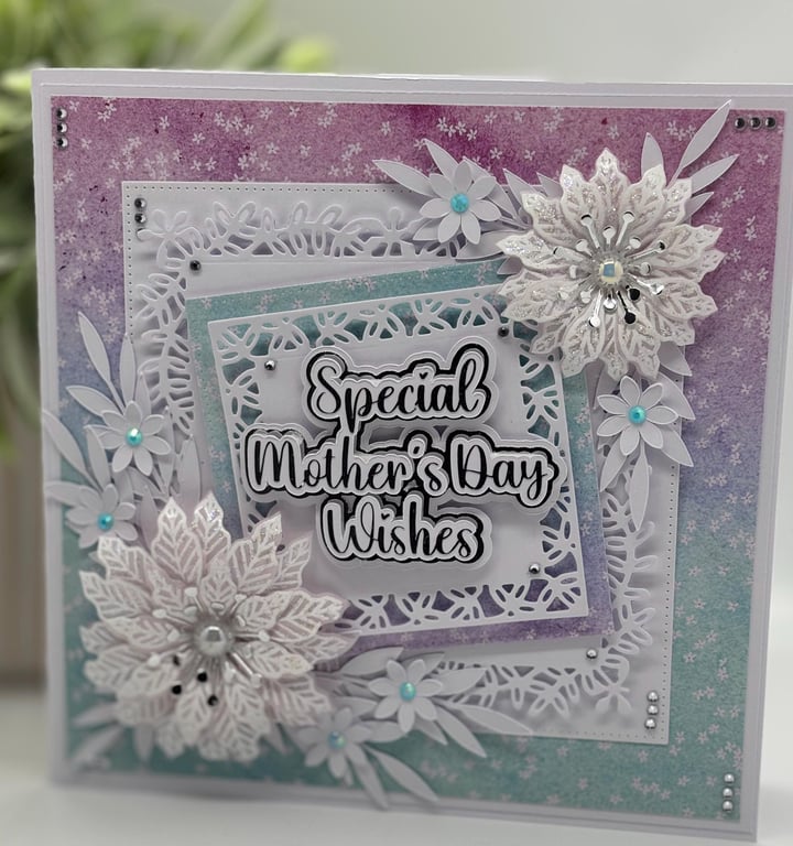 NEW Luxury 7 x 7 traditional standing Mothers Day Cards