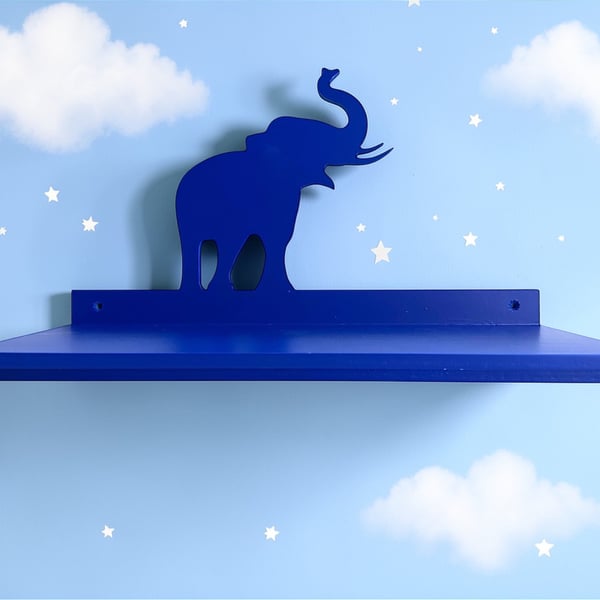 Elephant Wall Shelf – Nursery & Kids Room Decor
