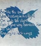 Be Like The Bird lino cut print - Image 1