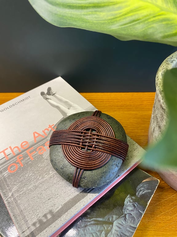 Wrapped Meditation Stone