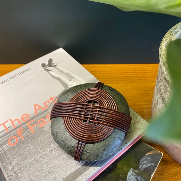 Wrapped Meditation Stone