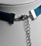 Blue Aluminium Chain Lightweight Necklace - Image 6