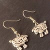Sheep Jewellery, Sheep Gift, Farm Animal Jewellery, Novelty Earrings,