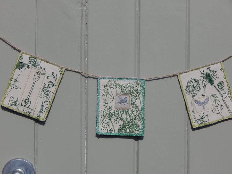 Gardening Bunting - 86 cm - Screen printed Bunting