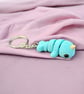 Baby Narwhal Keychain 3D Printed Keyring Cute Whale