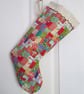 Multicoloured Parcels Christmas Stocking - Image 1