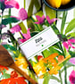 Sweet Peas & Echinacea Tea towel - Image 3