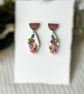 Flower Meadow Polymer Clay Earrings