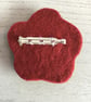 Hand Embroidered Marigold Flower Brooch  - Image 4