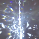 Suncatcher handmade clear hanging decoration with baroque prism