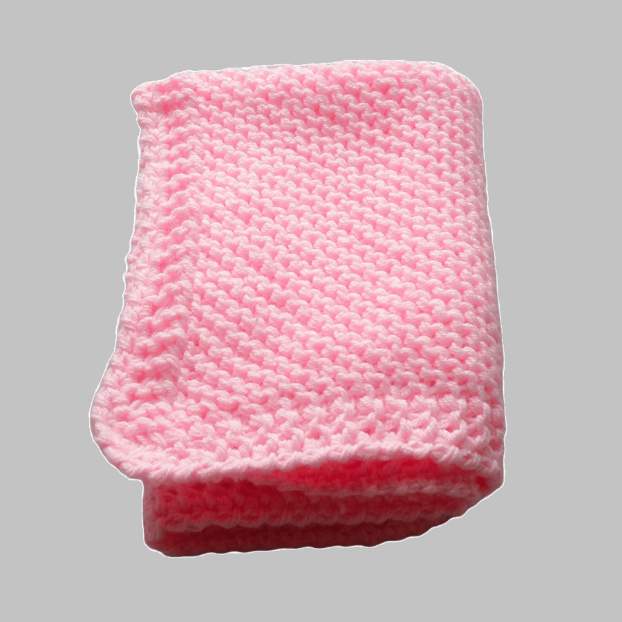 KNITTING PATTERN PDF Preemie Pink Blanket
