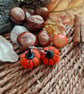 Harvest Witch Pumpkin Earrings - Image 1