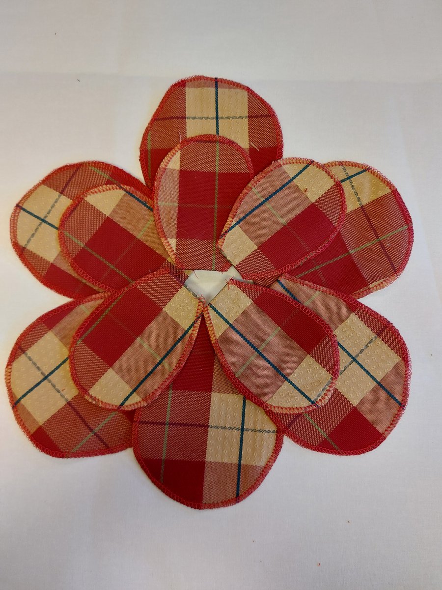 Fabric petals 