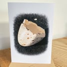 Blank Card A6 Portrait - Swallow Egg