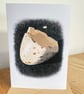 Blank Card A6 Portrait - Swallow Egg
