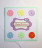Pastel daisies spring floral birthday card - Image 3
