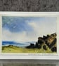 Bluffs. Blank Card. Original Painting.  260131