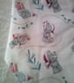 Little Grey Teddy Bear with Candy Cane Gift Bag - Image 3