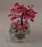Fuchsia Agate Gemstone Tree - Image 1