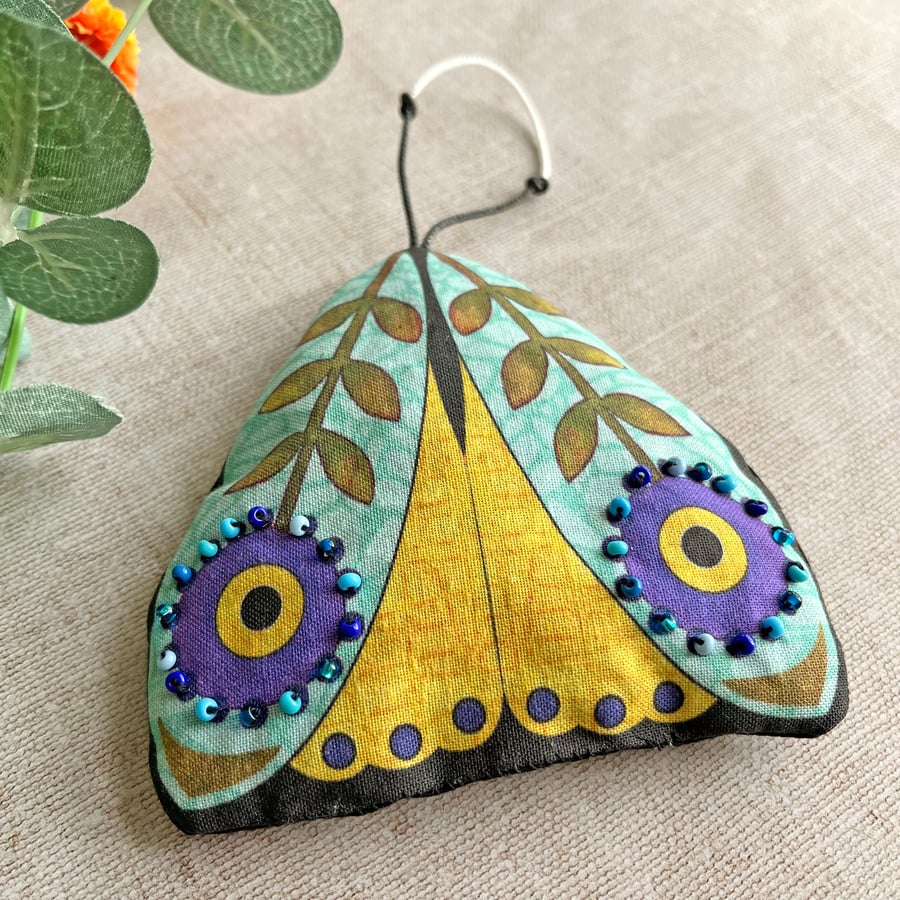 Lavender bag, scented gift, hanging lavender sachet, gift for moth lover