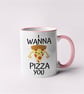 I Wanna Pizza You Anniversary Valentines Mug, Gift Idea, Funny Joke Present  - Image 4