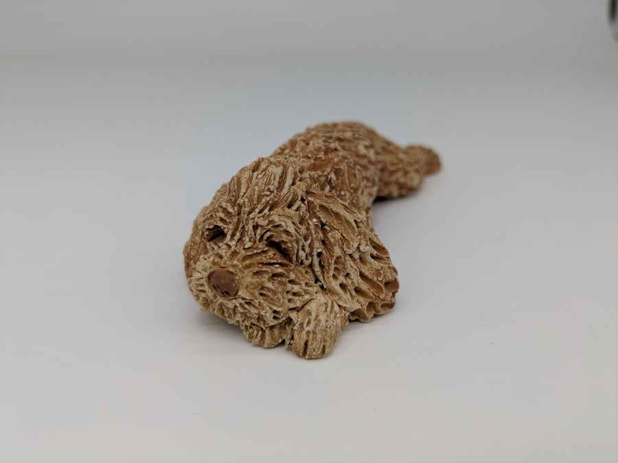 Mini Cockerpoo sculpture