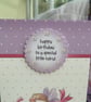 Pretty little fairy and presents birthday card - Image 2