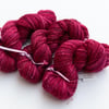 SALE: Bright - Silver Sparkly superwash merino 4 ply 20g mini skeins