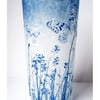 Butterfly Blue Cyanotype Vase 