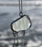 Seaglass Cloud statement necklace in seafoam perfectly imperfect - Image 4