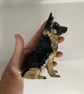 Personalised German Shepherd Dog salt and pepper shakers.(large 17cm high) - Image 3
