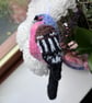 Chaffinch bird hand knit tree decoration  - Image 3