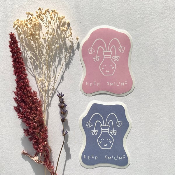 Happy Vase Sticker Pack