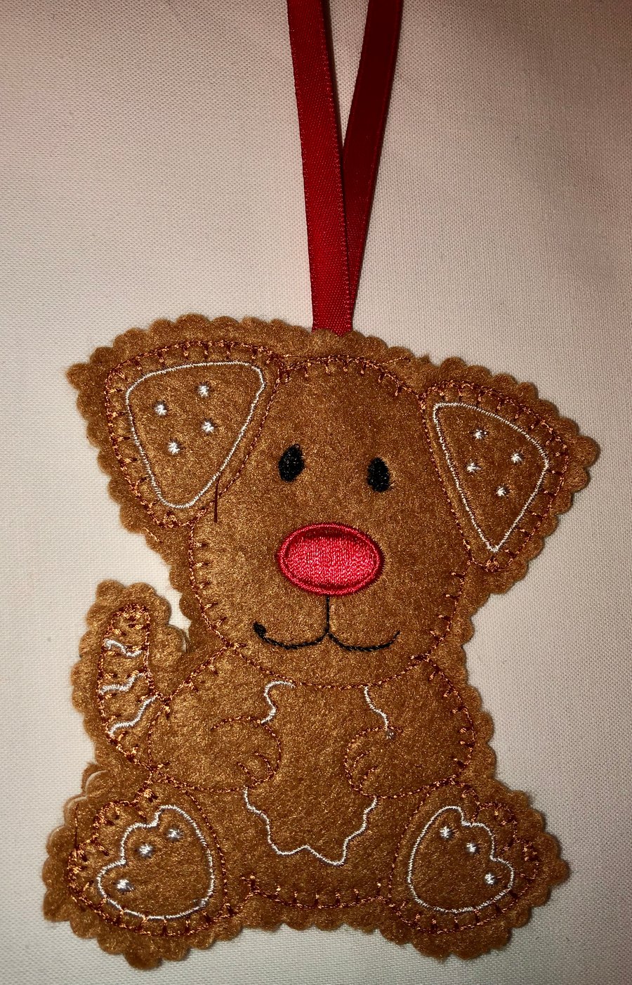 Gingerbread Dog Decoration