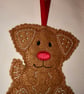 Gingerbread Dog Decoration - Image 1