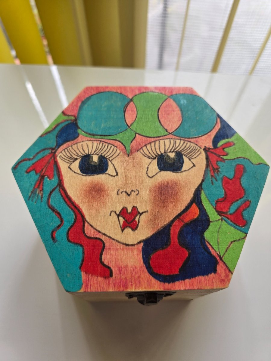 Fairy Wooden Jewellery Box
